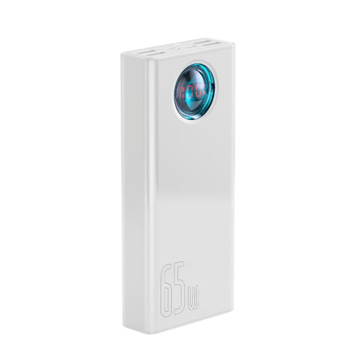 Повербанк Baseus Amblight Digital Display Quick Charge 30000mAh 65W White (PPLG-A02)