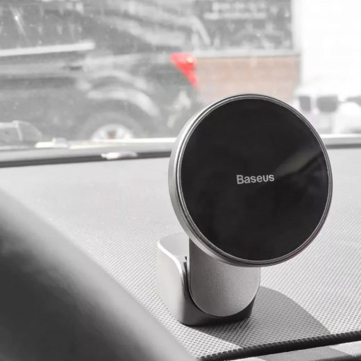 Автомобильный держатель с беспроводной зарядкой Baseus Big Energy 15W (WXJN-01)