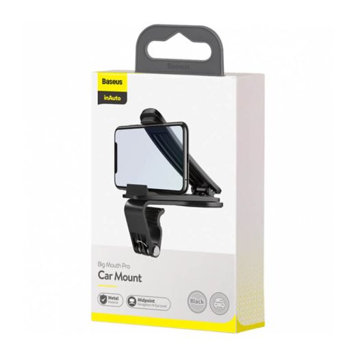 Автотримач Baseus Big Mouth Pro Car Mount Black (SUDZ-A01) 
