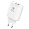 Быстрая зарядка Baseus Bojure Series Dual-USB Quick Charge Charger для EU 23W White (CCALL-AG02)
