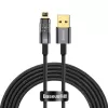 Кабель Lightning Baseus Explorer Series Intelligent Power-Off Lightning Cable 2 метра Black (CATS000501)