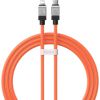 Кабель Baseus CoolPlay Series Type-C to Lightning Orange для iPhone 20W 1 метр (CAKW000007)