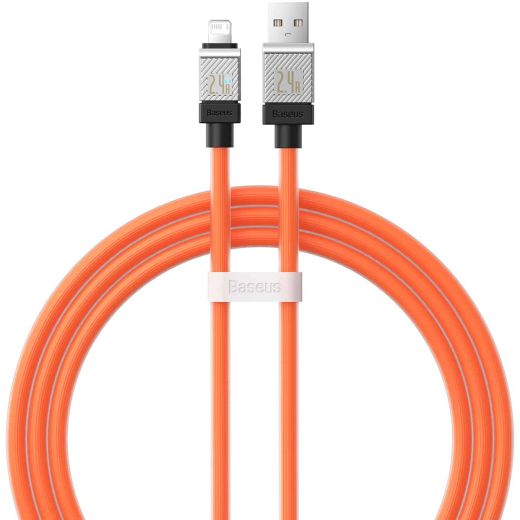 Кабель Baseus CoolPlay Series USB-A to Lightning Orange для iPhone 2.4A 1 метр (CAKW000407)