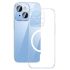 Пластиковий чохол + захисне скло Baseus Crystal Series Magnetic Case Transparent для iPhone 14 (ARJC000002)