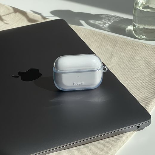 Прозрачный силиконовый чехол Baseus Crystal Series Protective Case Clear для Apple AirPods Pro 2 (2022) (ARAP000200)