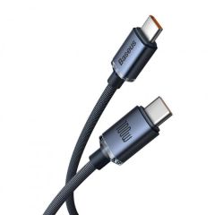 Кабель Baseus Crystal Shine Series Type-C to Type-C 100W 2m Black (CAJY000701)