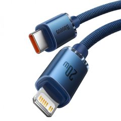 Кабель Baseus Crystal Shine Type-C to Lightning 20W 1.2m Blue (CAJY000203)