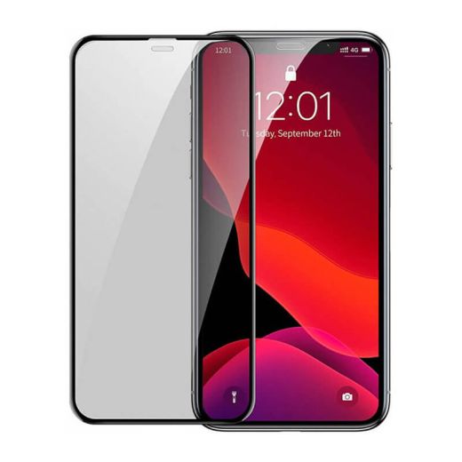 Захисне скло Baseus Curved Privacy Tempered Glass Black для iPhone 11 | XR (SGAPIPH61S-WC01)