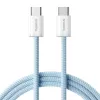 Кабель Baseus Dynamic 4 Fast Charging Type-C to Type-C 100W 1м Blue (P10381400311-00)