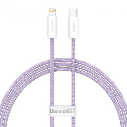 Кабель Baseus Dynamic Cable USB Type C - Lightning Power Delivery 20W 2m Purple (CALD000105)