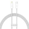 Кабель Baseus Dynamic Cable USB Type C - Lightning Power Delivery 20W 2m White (CALD000102)