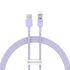 Кабель с контролем температуры Baseus Explorer Series USB-A to Lightning Purple для iPhone 2.4A 1 метр (CATS010005) Кабель с контролем температуры Baseus Explorer Series USB-A to Lightning Purple для iPhone 2.4A 1 метр (CATS010005)