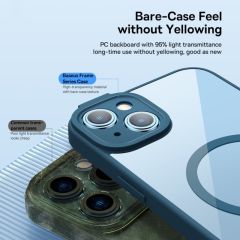 Чехол Baseus Frame Series Magnetic Blue для iPhone 14 (ARJT020003)