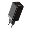 Швидка зарядка Baseus GaN2 Pro Quick Charger 2 Type-C+USB-A Black 65W (CCGAN-B01)