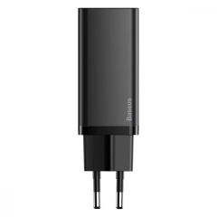 Быстрая зарядка Baseus GaN2 Lite Quick Charger 65W (1 Type-C + 1 USB) Black (CCGAN2L-B01)