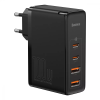 Швидка зарядка Baseus GaN2 Pro Quick Charger 100W (2Type-C + 2USB) Black (CCGAN2P-L01)