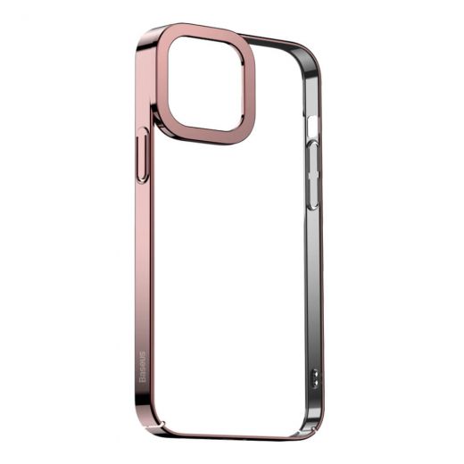 Чехол Baseus Glitter Phone Case Pink для iPhone 13