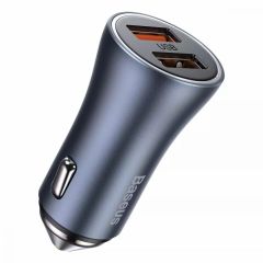 Автомобильное зарядное устройство Baseus Golden Contactor Pro 40W 2USB Dark Grey