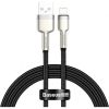 Кабель Baseus Cafule Series Metal Data Cable USB to Lightning 2.4A 2m Black (CALJK-B01)
