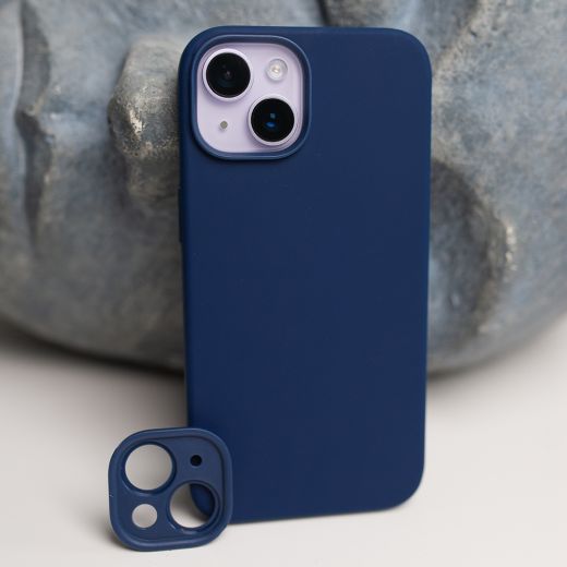 Силіконовий чохол Baseus Liquid Silica Gel Blue для iPhone 14 Pro (ARYT001703)