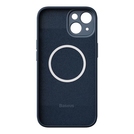 Чехол Baseus Liquid Silica Gel Magnetic Blue для iPhone 14 (ARYC000403)