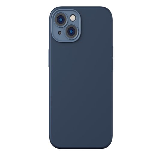 Силиконовый чехол Baseus Liquid Silica Gel Blue для iPhone 14 Plus (ARYT001803)