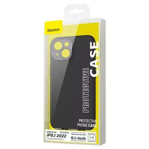 Чохол Baseus Liquid Silica Gel Magnetic Black для iPhone 14 (ARYC000001)