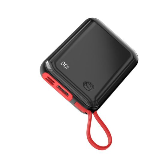 Повербанк (внешний аккумулятор) Baseus Mini S Digital Display 3A Power Bank 10000mAh (with Type-C Cable) Black (PPXF-A01)