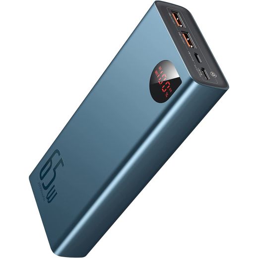 Повербанк (внешний аккумулятор) Baseus Power Bank 65W 20000mAh Laptop Portable Charger Blue (PPIMDA-D03)