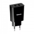 Мережевий зарядний пристрій Baseus Speed Mini Dual U Charger 10.5W 2USB Black (CCFS-R01)