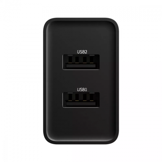 Сетевое зарядное устройство Baseus Speed Mini Dual U Charger 10.5W 2USB Black (CCFS-R01)