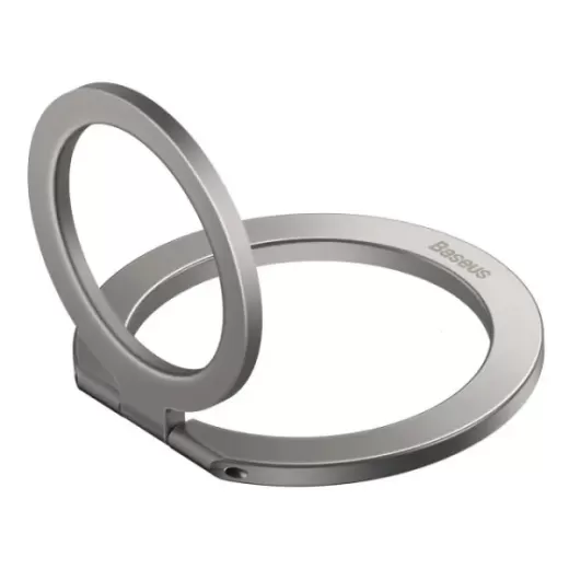 Кольцо-держатель для телефона Baseus Halo Magnetic Ring Holder Silver (SUCH000012)
