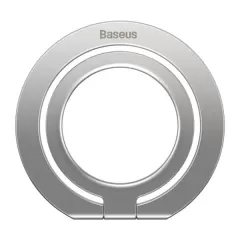 Кільце-тримач для телефона Baseus Halo Magnetic Ring Holder Silver (SUCH000012)