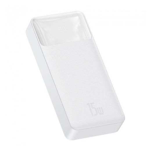 Повербанк (внешний аккумулятор) Baseus Bipow Digital Display 15W 20000mAh White (PPDML-J02)