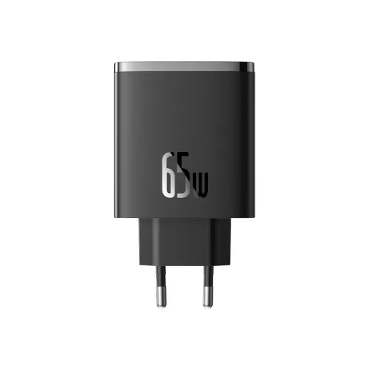 Швидка зарядка Baseus Cube Pro 3 Ports Fast Charger 65W Black (P10152301113-00)