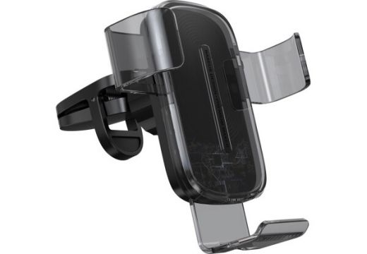 Автомобильный держатель с беспроводной зарядкой Baseus Explore Wireless Charger Gravity Car Mount 15W Black (WXYL-K01)