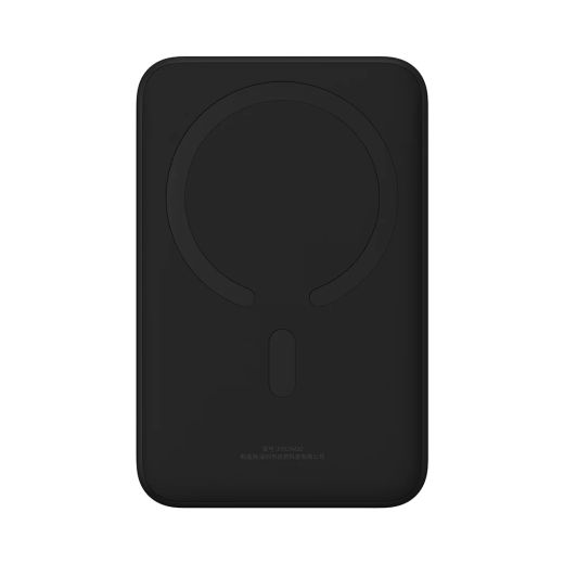 Повербанк Baseus Airpow Magnetic Mini Wireless Fast Charge Power Bank 20000mAh 20W Black (PPCX150001) - With Simple Series Charging Cable Type-C to Type-C (20V/3A) 30cm Black
