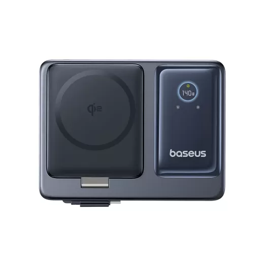 Бездротова зарядка Baseus Nomos 5 в 1 Desktop Charger Qi2 140W (P10170901123-00)