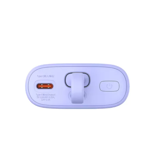 Повербанк Baseus Popsicle USB-C Power Bank 20W 5200mAh Purple (P10055601513-01)