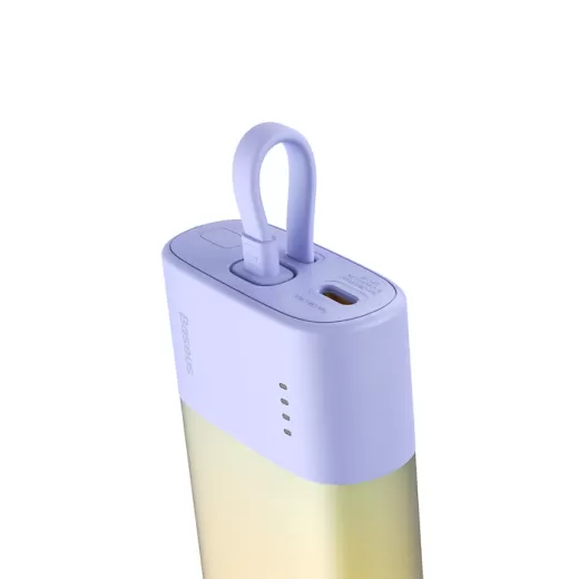 Повербанк Baseus Popsicle USB-C Power Bank 20W 5200mAh Purple (P10055601513-01)