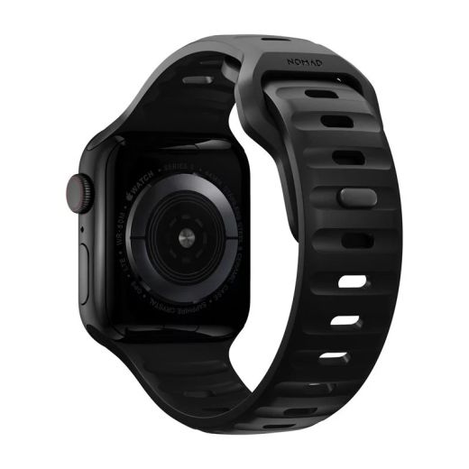 Силиконовый ремешок Nomad Sport Strap Black для Apple Watch 49мм | 45мм | 44мм (NM1AM10000)