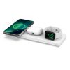 Беспроводная зарядка Belkin BOOST↑CHARGE PRO 3-in-1 Wireless Charging Pad with MagSafe White (WIZ016ttWH)