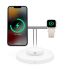 Беспроводная зарядка Belkin 3 в 1 MagSafe iPhone Wireless Charger White (WIZ017ttWH)