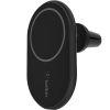 Автомобільний тримач з бездротовою зарядкою Belkin Car Mount Magnetic Charging Qi, black (Without car charger) (WIC004btBK-NC)