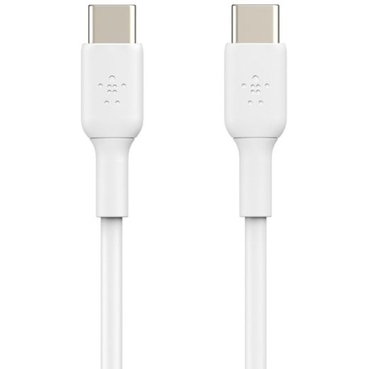 Кабель Belkin USB-С to USB-С PVC 1 метр White (CAB003BT1MWH)