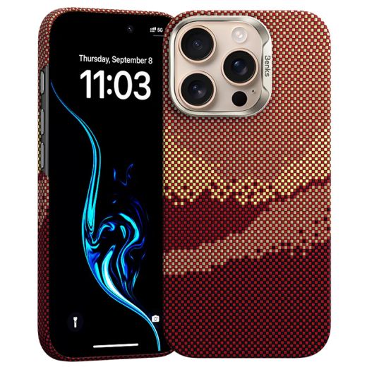 Карбоновый чехол Benks GoldenTide ArmorAir Kevlar Case для iPhone 16 Pro Max