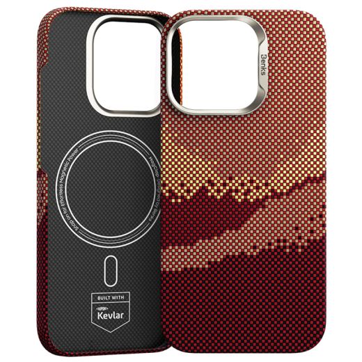 Карбоновый чехол Benks GoldenTide ArmorAir Kevlar Case для iPhone 16 Pro Max