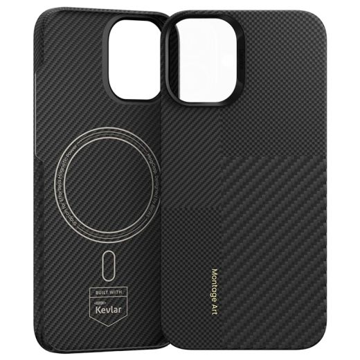 Карбоновый чехол Benks Montage ArmorAir Kevlar Case для iPhone 16