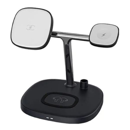 Бездротова зарядка WiWU 4 в 1 Power Air Wireless Charger 15W