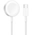 Плетенный кабель Hoco CW46 Type C Magsafe Magnetic Watch Wireless Charger White для Apple Watch Плетенный кабель Hoco CW46 Type C Magsafe Magnetic Watch Wireless Charger White для Apple Watch